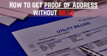 How to get proof of address without bills title banner